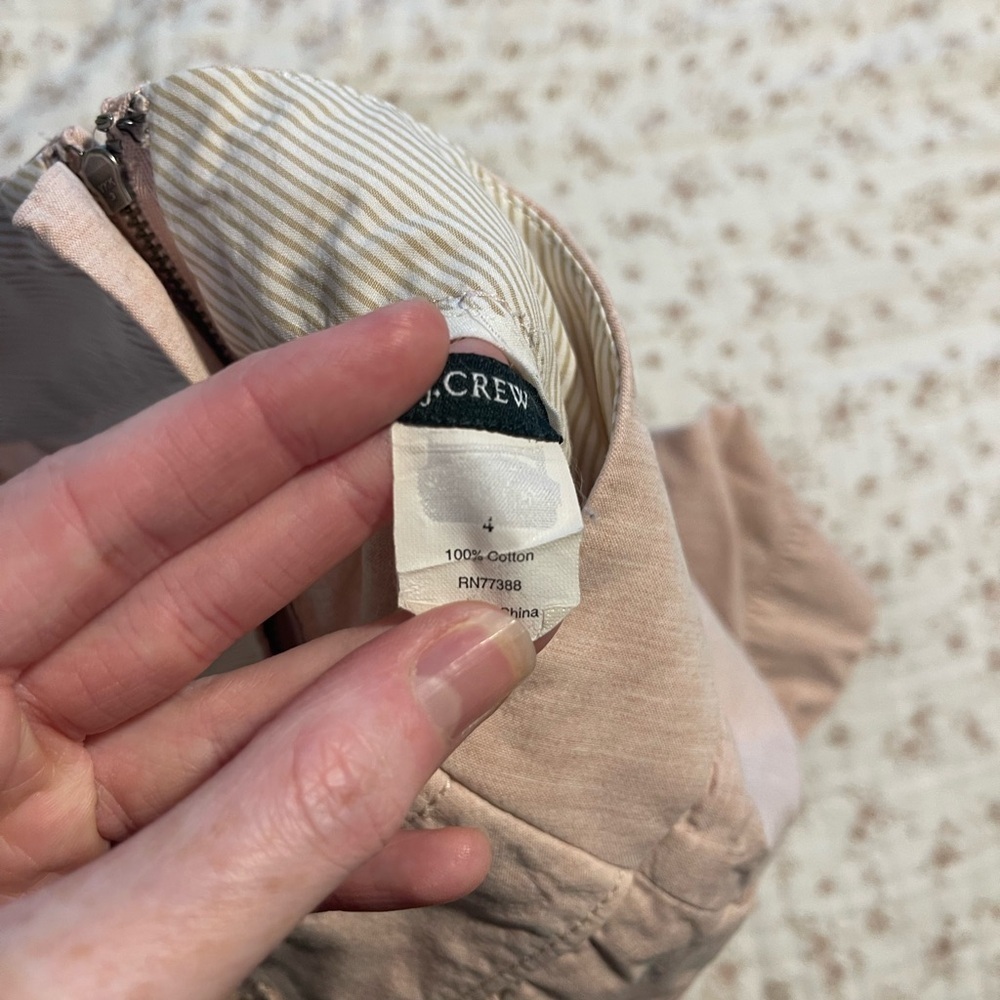 J. Crew Light Pink A-Line Skirt - Picture 6 of 6